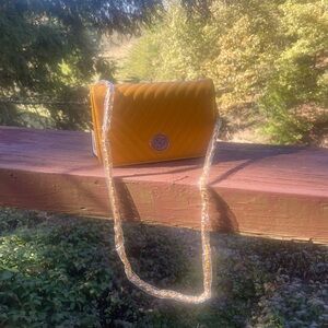 Badgley Mischka Vegan Leather Crossbody Clutch Handbag Purse